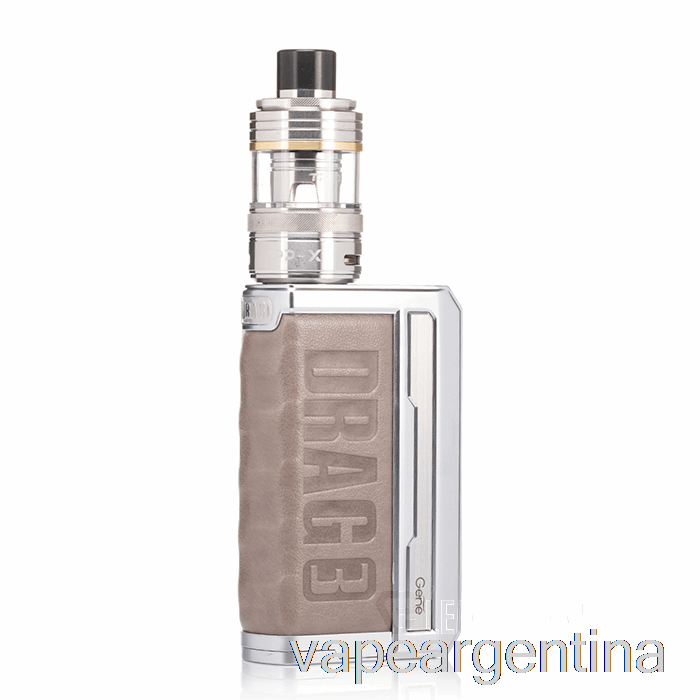 Voopoo Drag 3 177w Kit De Inicio [tpp-x] Vaporizador Lima Tesoro Plateado Descartable